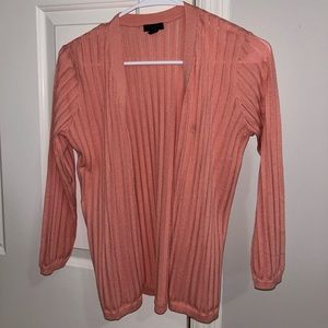 Peachy orange cardigan